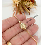 Pulseira São Bento Ouro 18k Dourada